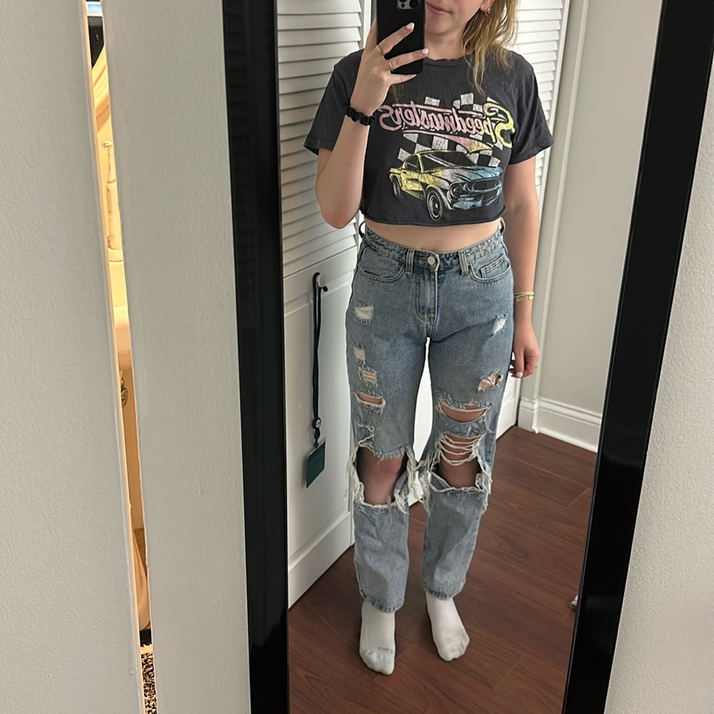 Light Blue High Wasted Jeans
